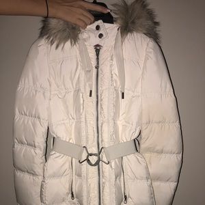 Juicy Couture White Long Winter Coat